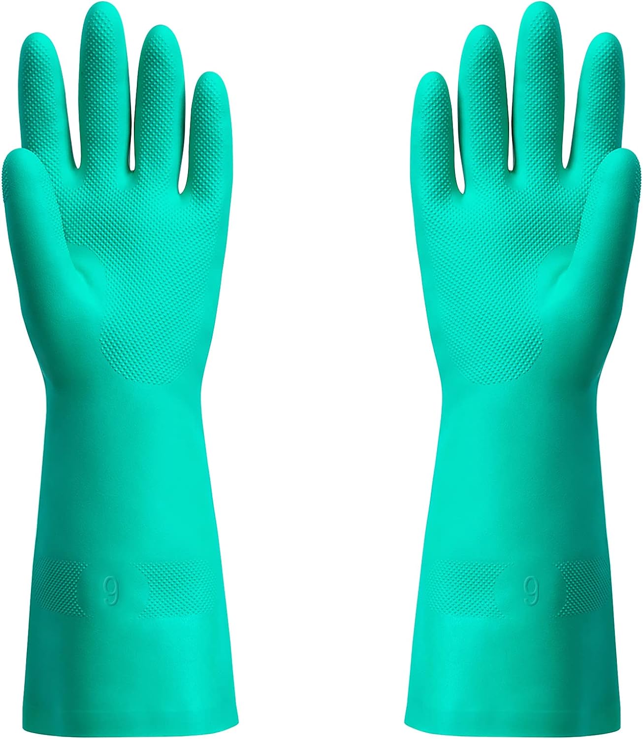ThxToms Chemical Resistant Nitrile Gloves, Resist Household Acid, Alkali, Solvent and Oil, Latex