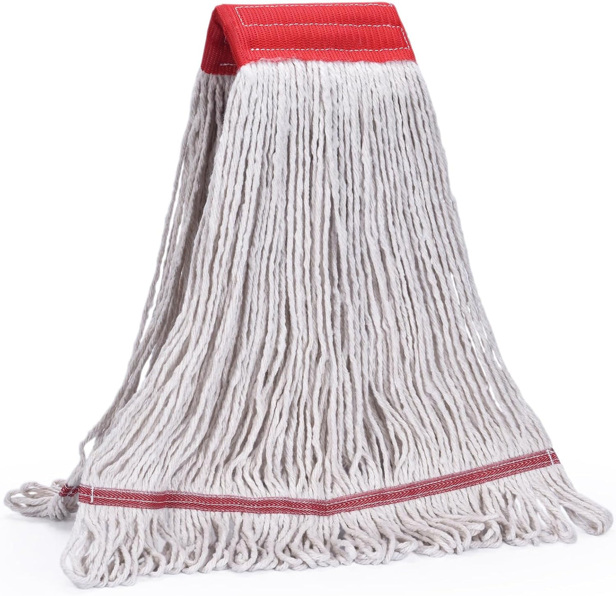 Matthew Cleaning Commercial Mop Head Replacement, 5 Inch Wide Headband, Looped End Cotton Blend