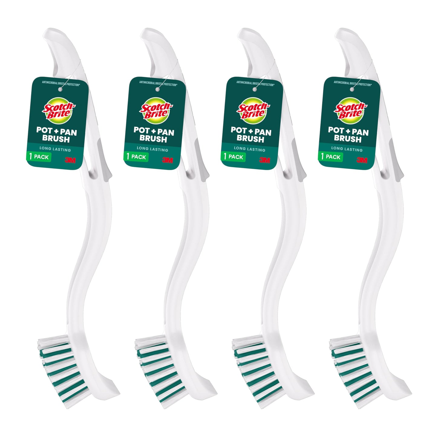 Scotch-Brite Pot & Pan Brush, 4 Pack