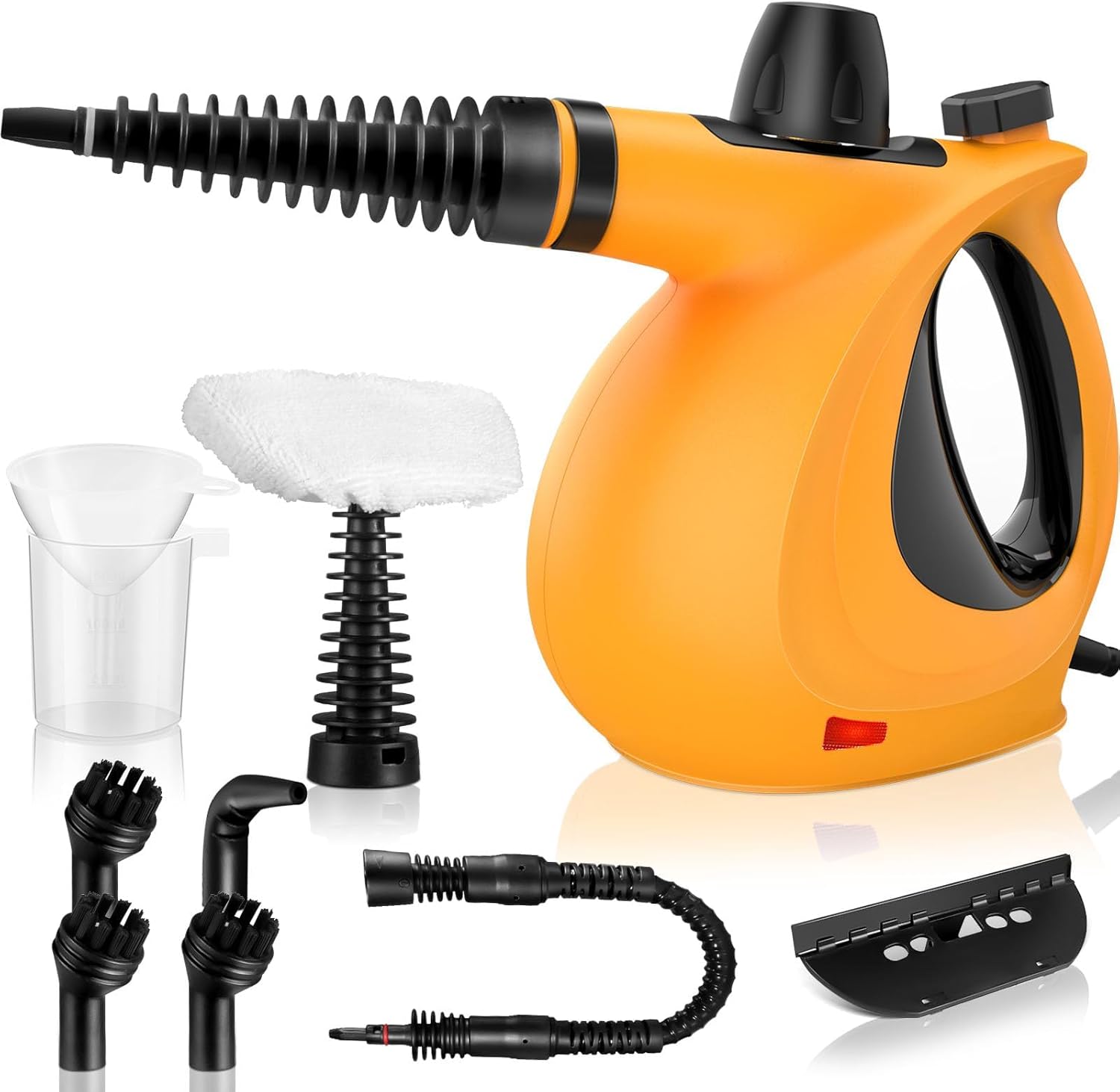 Handheld Steam Cleaner, Pressurized Multi-Surface Steam Cleaner with 11pcs Accessories, Chemical