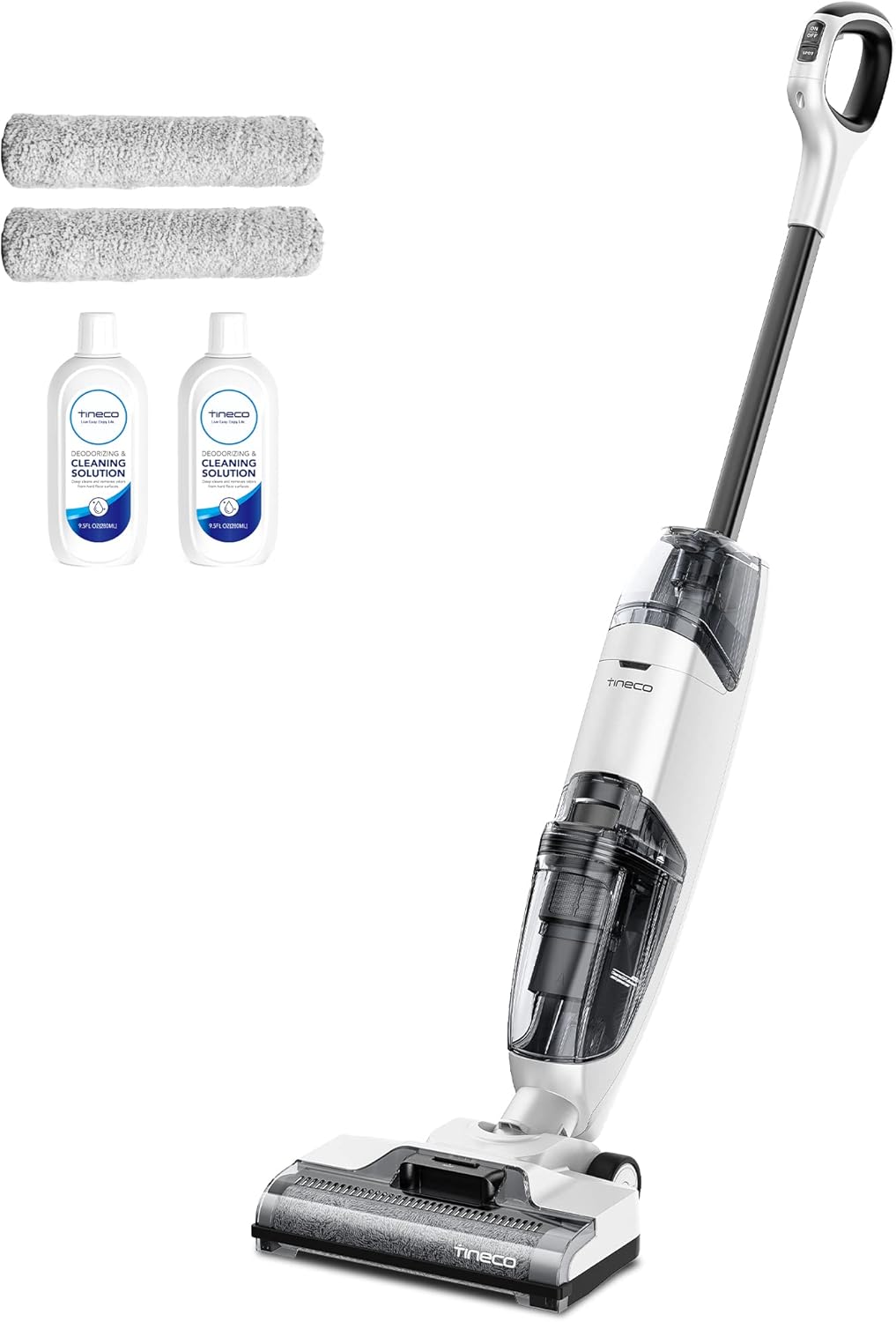 Tineco iFLOOR 2 Complete Cordless Wet Dry Vacuum Floor Cleaner and Mop, One-Step Cleaning for Hard
