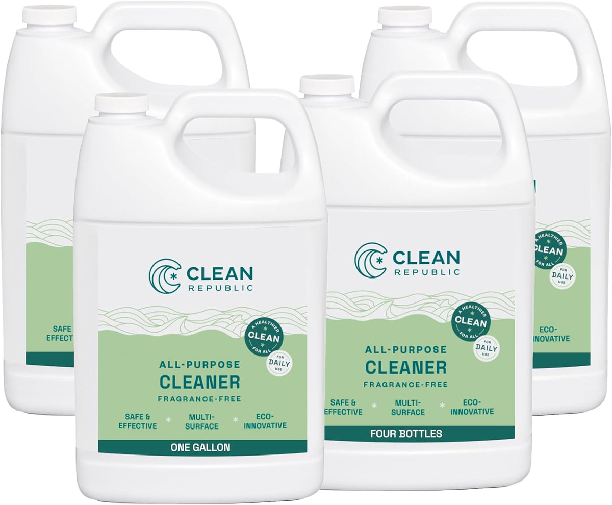 Clean Republic All-Purpose Cleaner, Daily Use Cleaner for Kitchens, Bathrooms, and More, 1 Gallon
