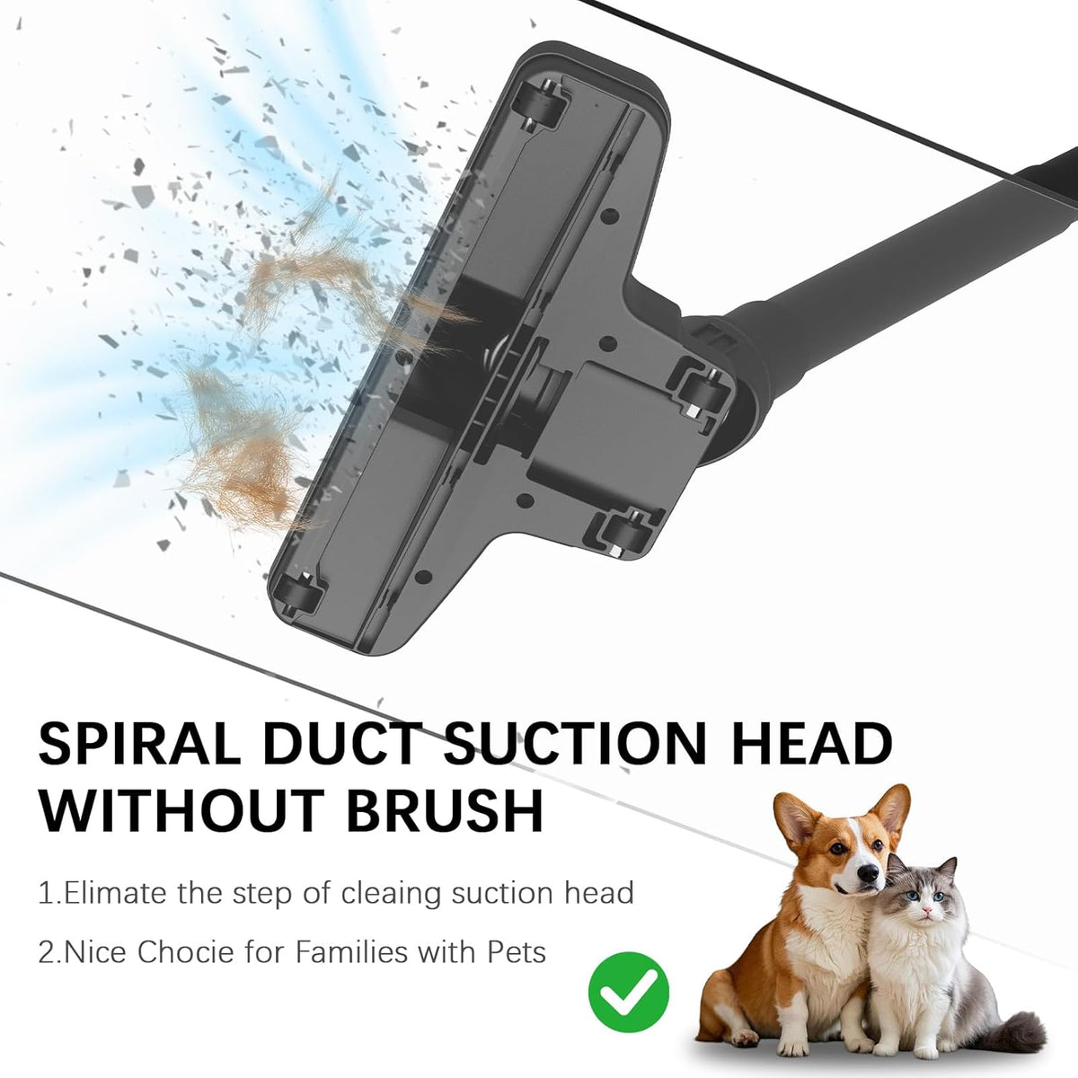 Cordless Vacuum Cleaner Lightweight Hand-held Stick Vacuum Small Vacuum for Hard Floor Car Pet Hair