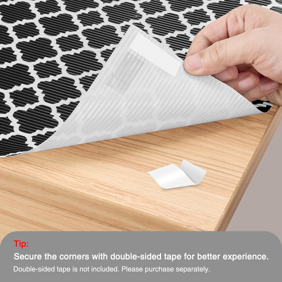 Glotoch Shelf Liners for Kitchen Cabinets 17.5” x 30 ft, Non Slip Drawer Liner, Waterproof Cabinet