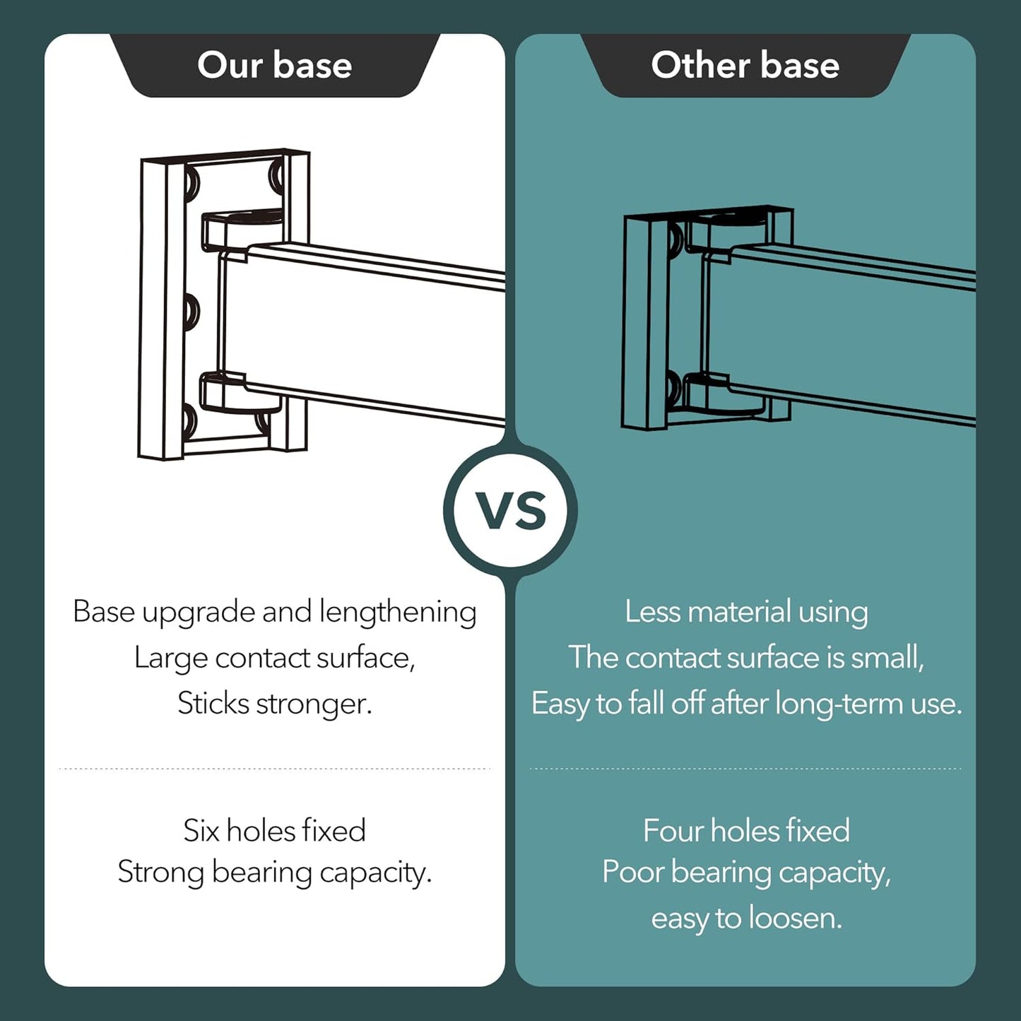 Wall Mounted Clothes Drying Rack, Collapsible, Folding, Retractable - Clothes Hanging Rack (Hooks