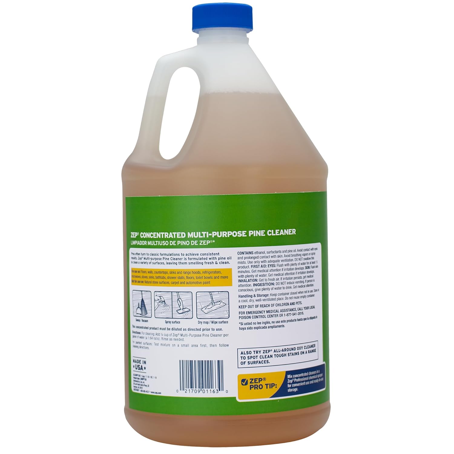 Zep Concentrated Multi-Purpose Pine Cleaner - 128 oz (Pack of 2) ZUMPP128 - Multi-Purpose Cleaner