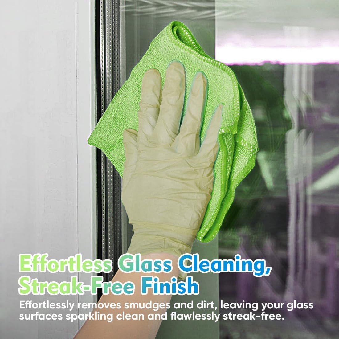 HOMEXCEL Microfiber Cleaning Cloth 20 Pack 11.5 x 11.5 Inch Microfiber Towels for Cars Ultra