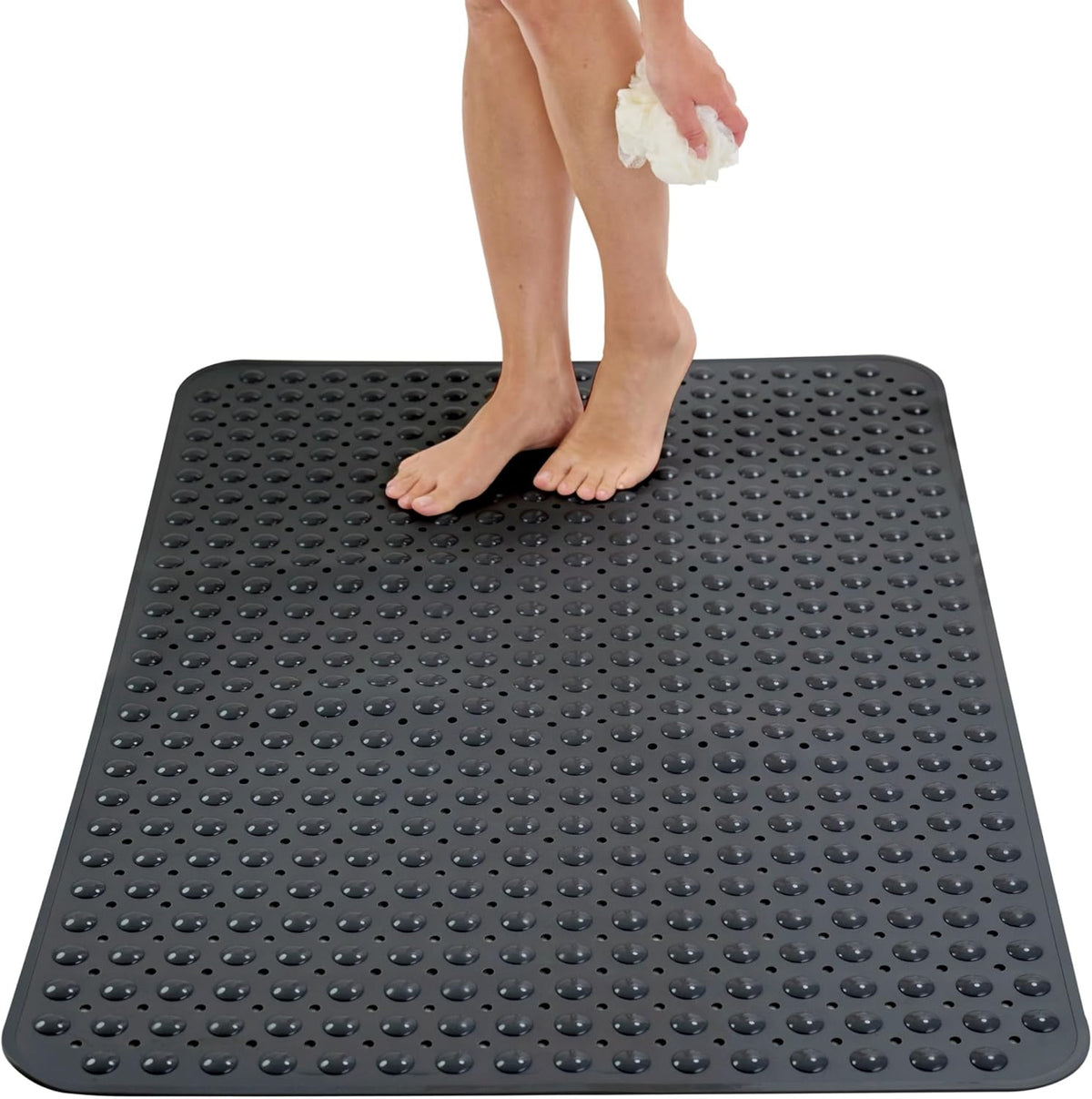 ENKOSI Extra Large Shower Mat Non Slip - 47 x 32 inch - XL Bathroom Shower Mat - Large Shower Matts