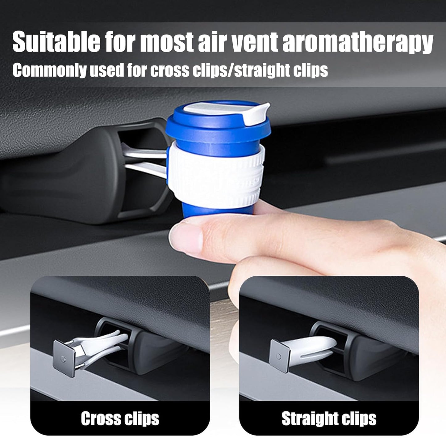 Psler 2 Pcs Air Freshener Adapter Compatible with Tesla Model 3 / Y 2017 2018 2019 2020 2021 2022