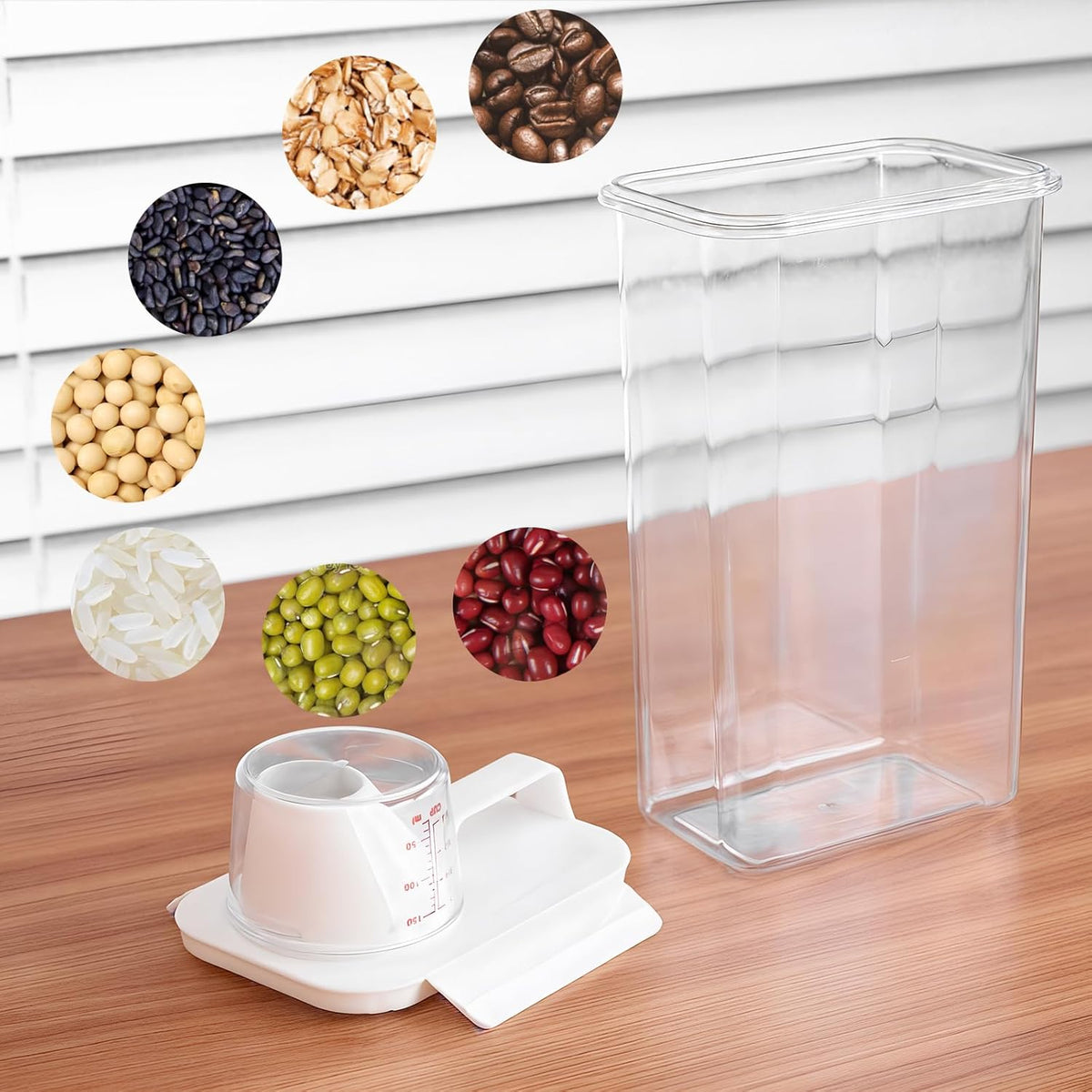 Rice Container, Rice Storage Container, 3-5 Lbs Tcereal Storage Container, Dog Food Storage