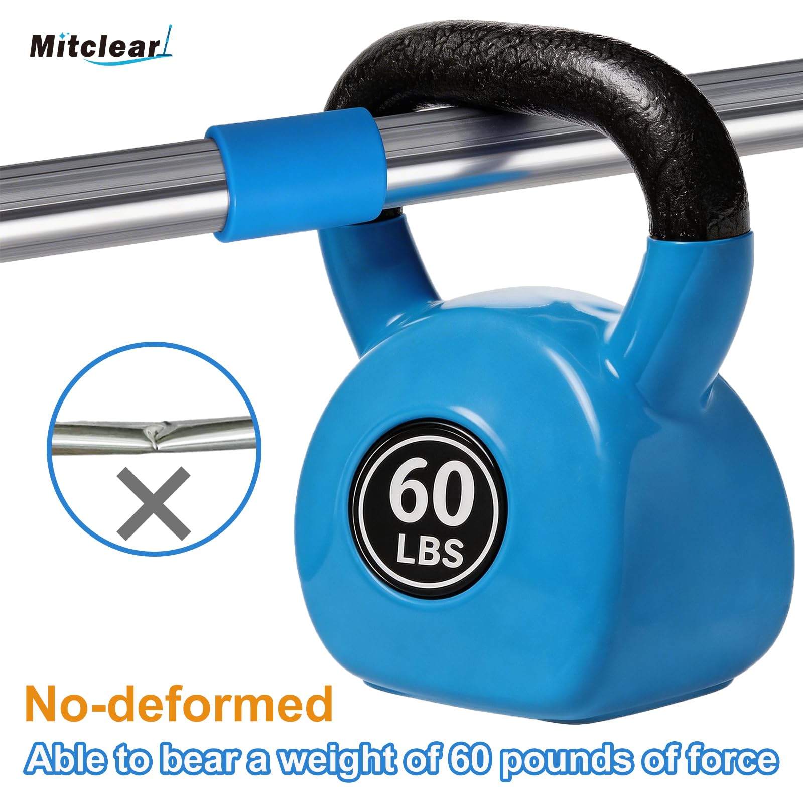 Mitclear 77'' Long Squeegee Window Cleaner Tool for Indoor Outdoor Windows