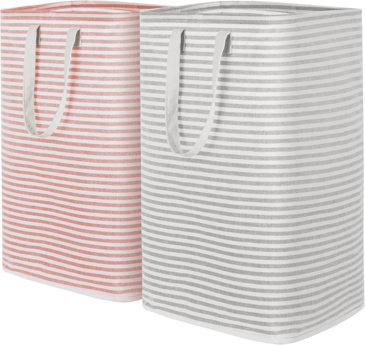 Lifewit 2 Pack Laundry Hamper Large Collapsible Laundry Basket, Freestanding Waterproof Cloth
