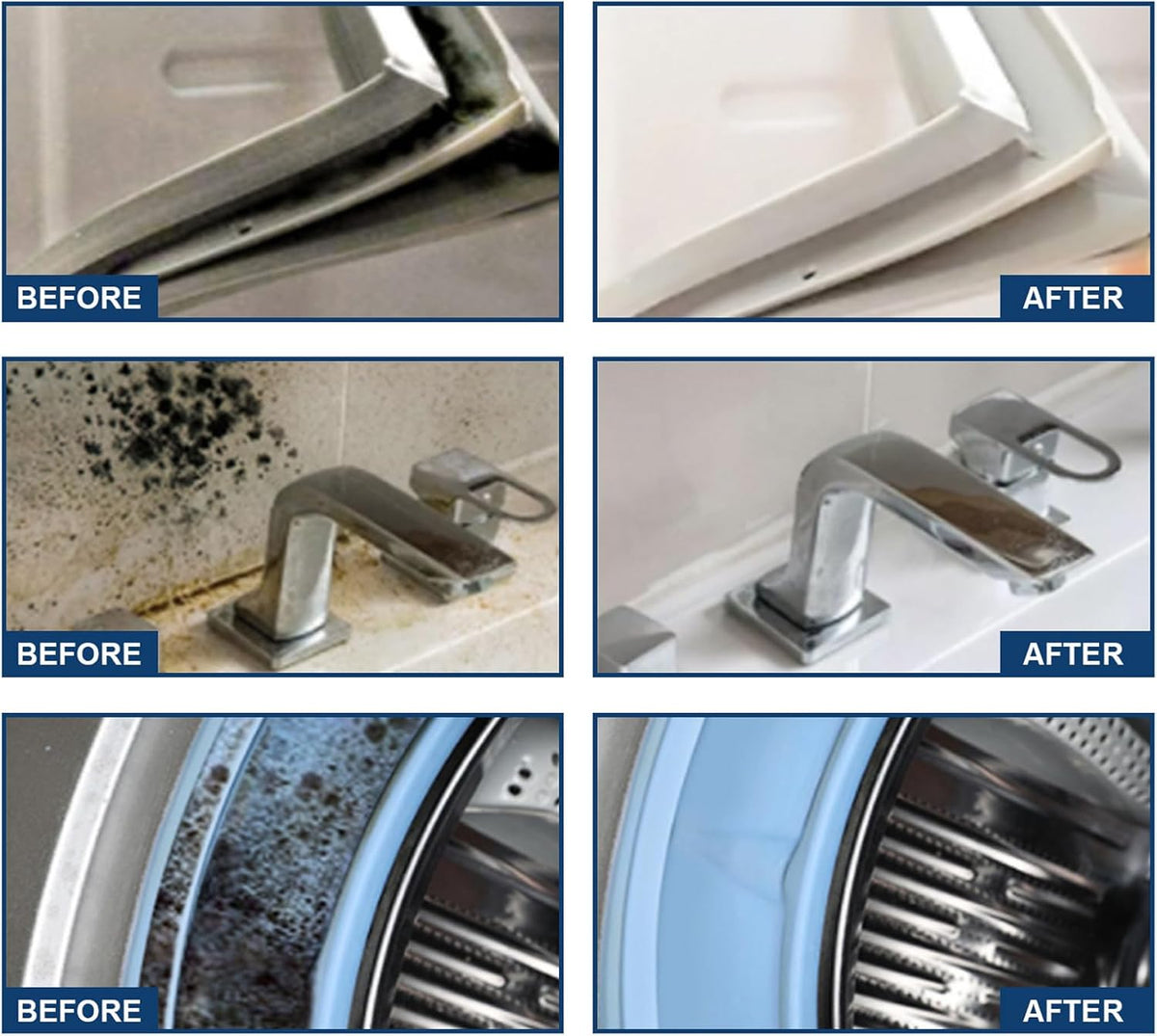 Mould Cleaner Spray Powerful Foam Cleaning Spray | Multi-Surface Fast-Acting Stain Remover for
