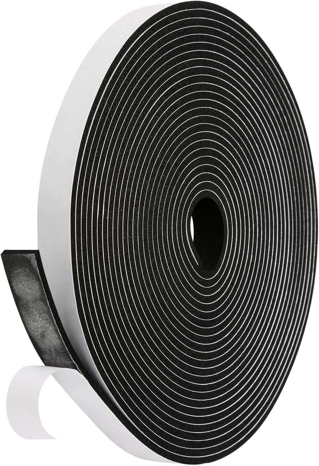 Weather Stripping Door Seal Strip (3/5 Inch X 1/8 Inch X 26Feet), Strong Adhesive, Lightproof