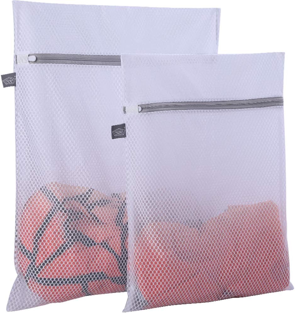 Kimmama Laundry Bags Mesh Wash Bag, Lingerie Bags for Washing Delicates, Net Washer Sack with