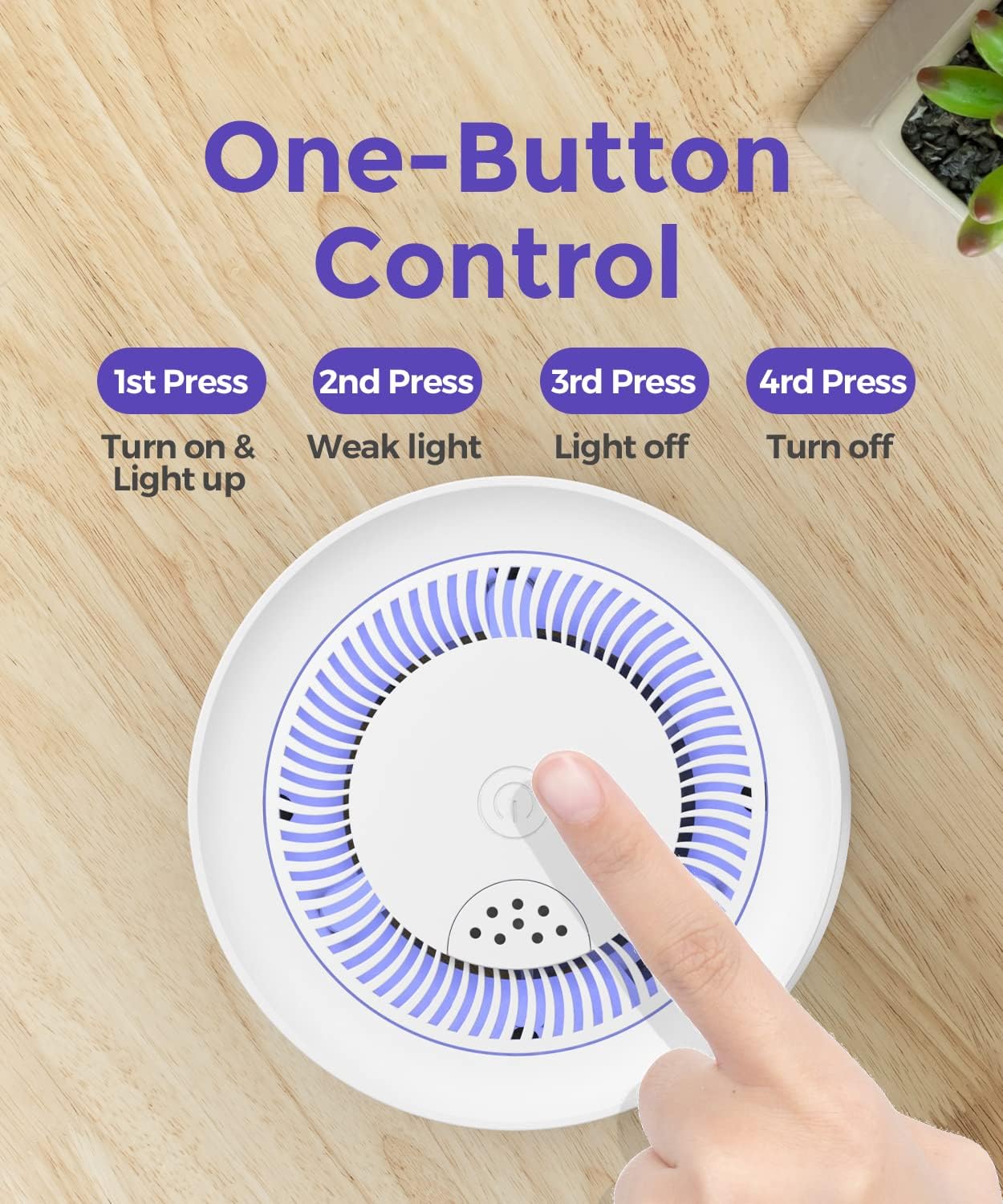 Small Air Purifier for Home Bedroom, Personal Desk Mini Air Purifier, Room Hepa Air Purifier