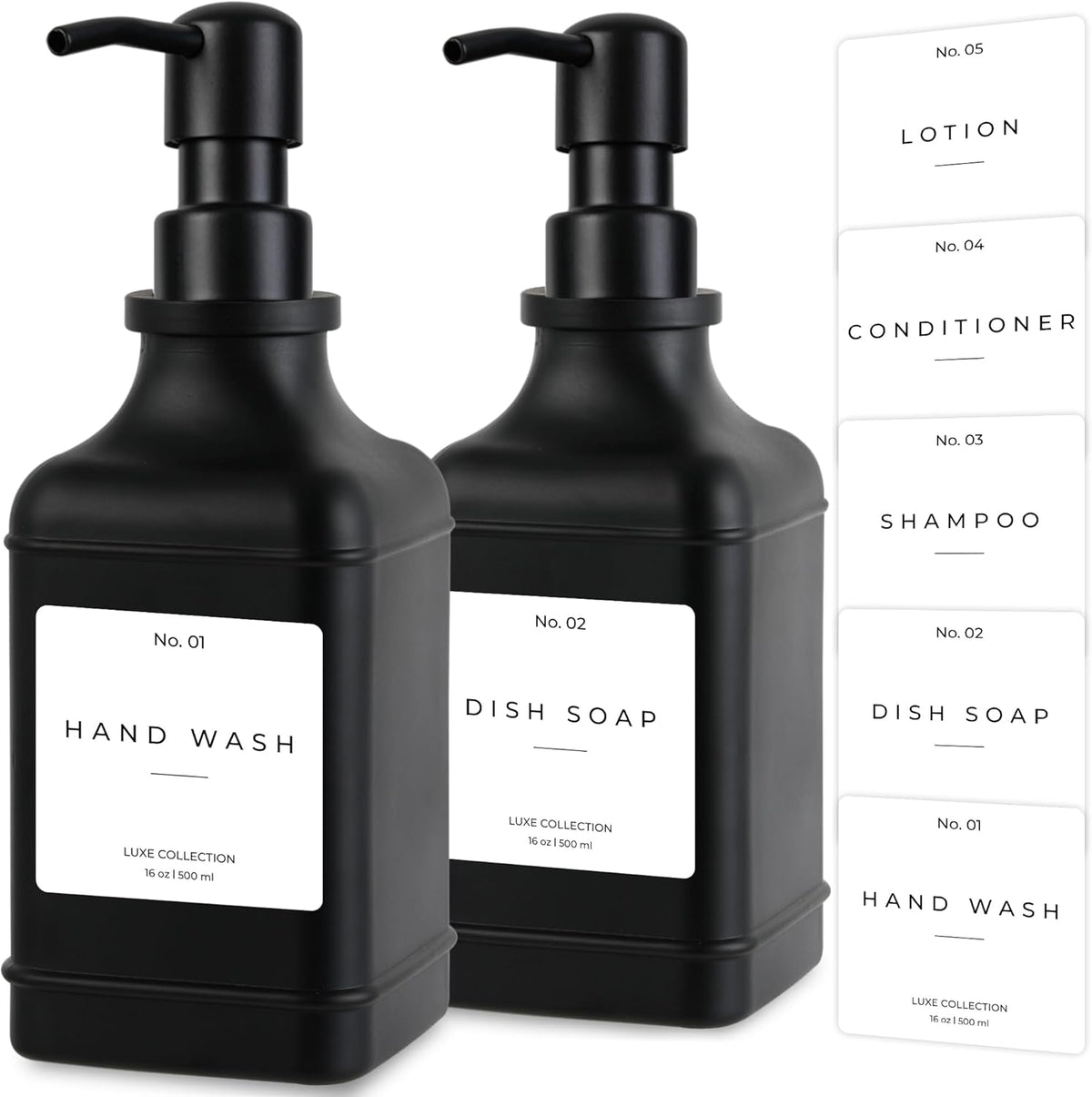 Emerson Essentials Soap Dispenser, Dish Soap Dispenser, Soap Dispenser Bathroom Set, Hand Soap