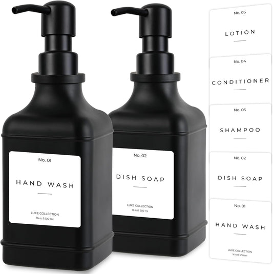 Emerson Essentials Soap Dispenser, Dish Soap Dispenser, Soap Dispenser Bathroom Set, Hand Soap