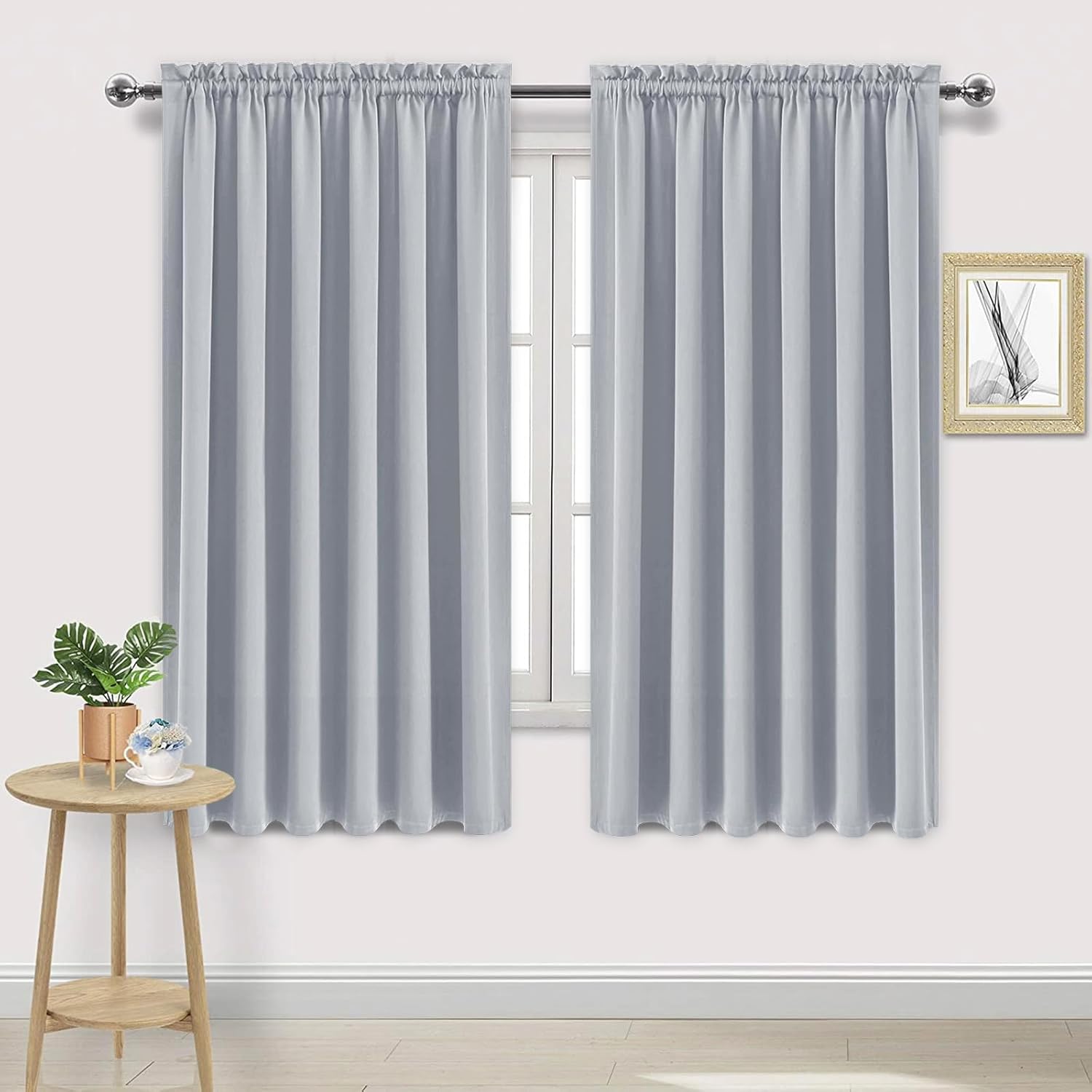 DWCN Blackout Curtains for Living Room Thermal Insulated, Energy Saving & Noise Reducing Bedroom