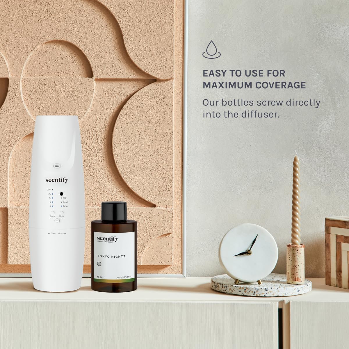 Scentify Tokyo Nights Aroma Oil Refill Scent for Oil Diffusers Luxurious Relaxing Aromatherapy