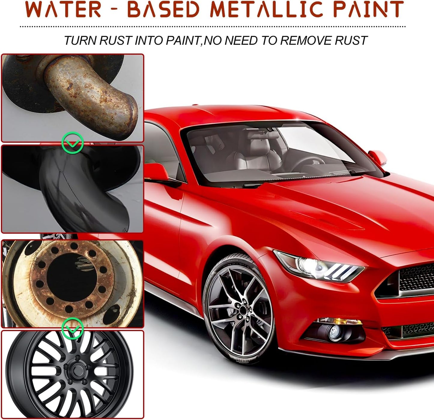 Rust Renovator,Rust Remover for Metal,Rust Converter for Metal,Water-Based Rust Remover for Metal
