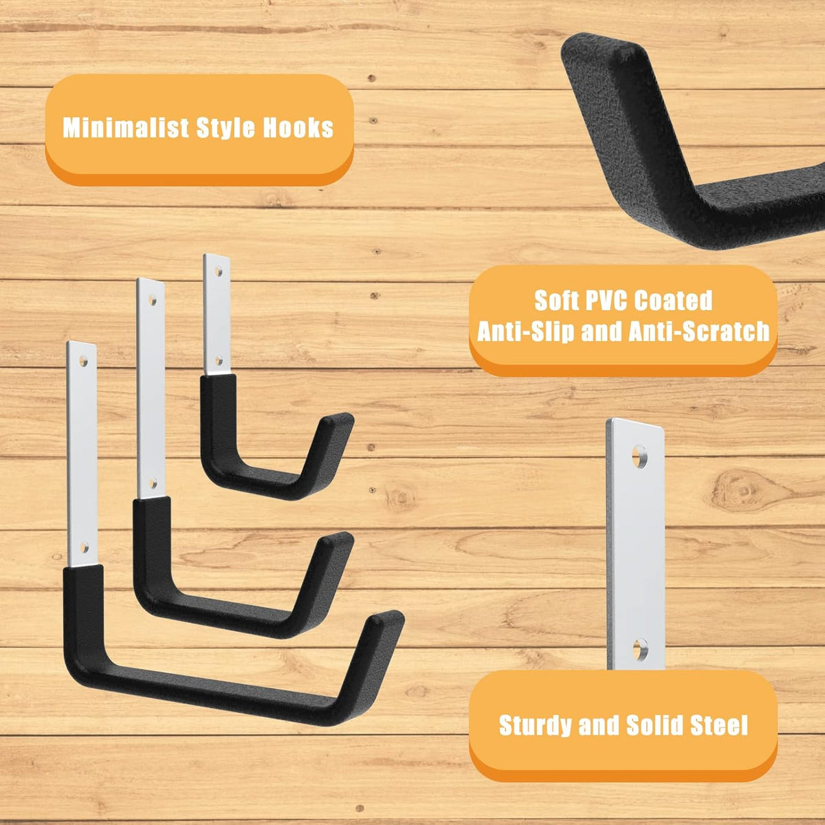 Heavy Duty Utility Hooks for Garage Storage Utility Hooks Wall Mount,Garage Hooks Heavy Duty,Garage