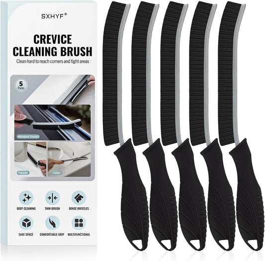 SXhyf Cleaning Brush - Hard Bristle Crevice Cleaning Brush, Multifunctional Gap Scrub Brush
