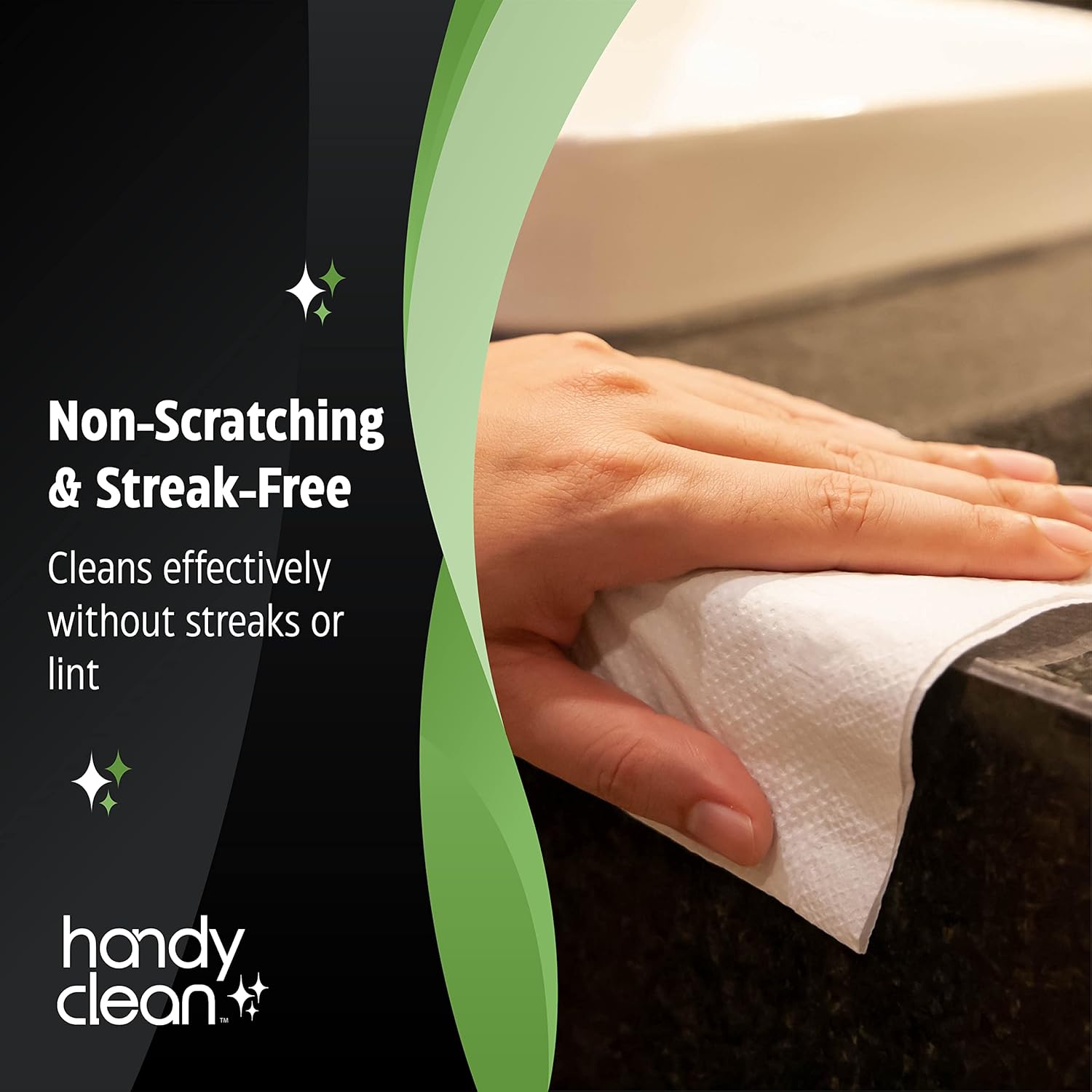 HandyClean Pre-Moistened Lens Cleaning Wipes, Eyeglass Wipes, Screen Wipes, 200 ct of 6 x 5 inches