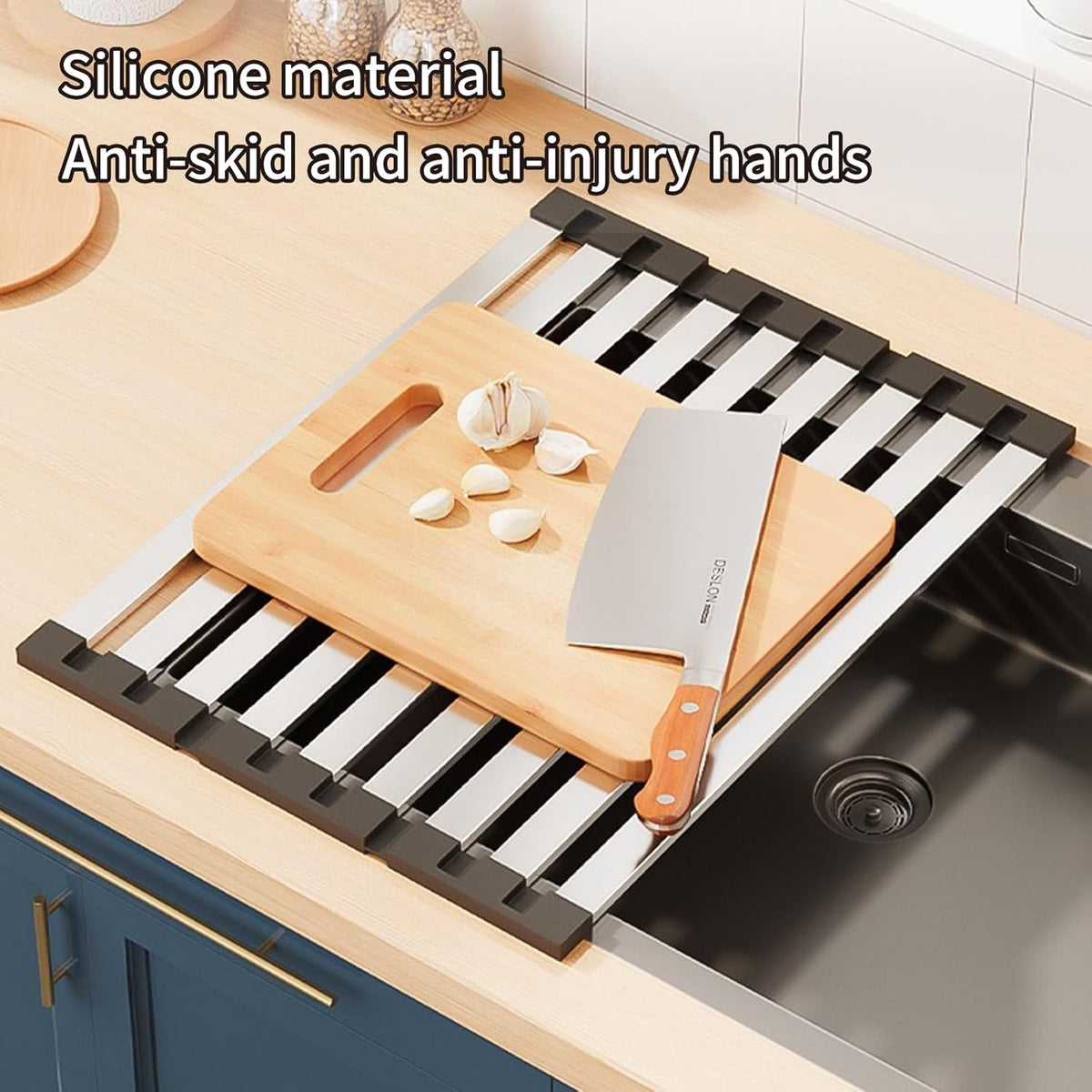Foldable Dish Drying Rack, Over The Sink Dish Drying Rack ，Dish Drying mat，Dish Drying mats for