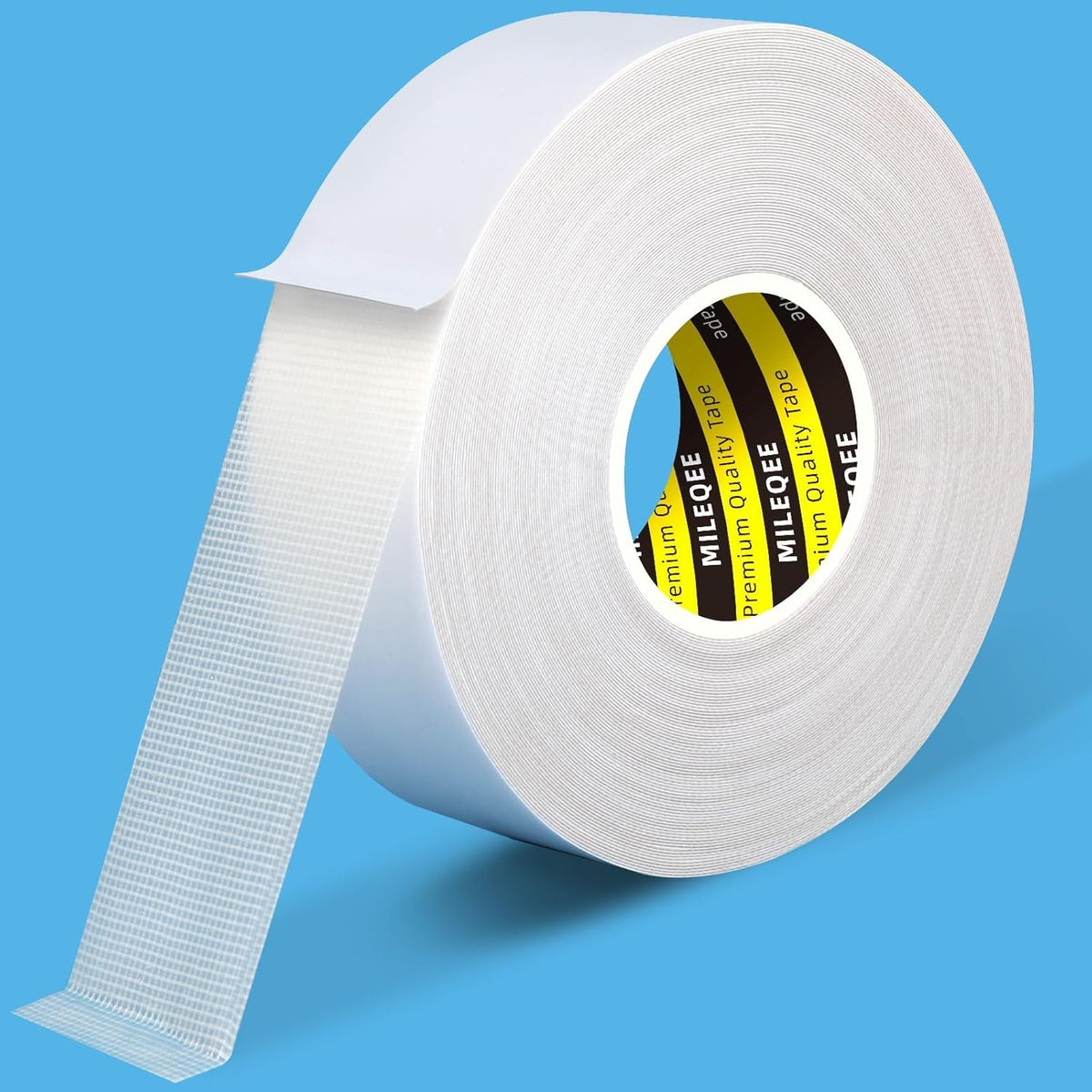 Double Sided Tape High Tack, 1.18in x 66FT(20m), Universal Mounting Tape Clear, Heavy Duty Strong