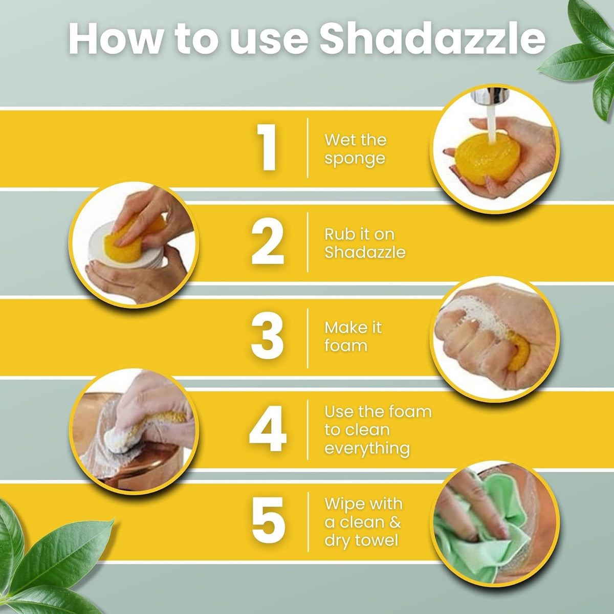 Shadazzle Natural All Purpose Cleaner and Polish – Eco friendly Multi-purpose Cleaning Product (1
