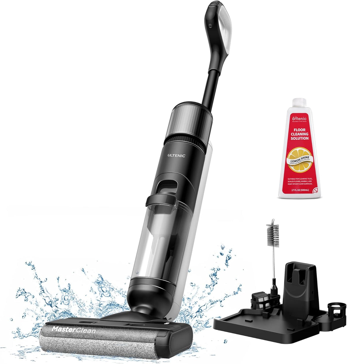 Ultenic Wet Dry Vacuum Cleaner, Cordless Vacuum Mop Combo with Self-Cleaning, 50min Runtime, Smart