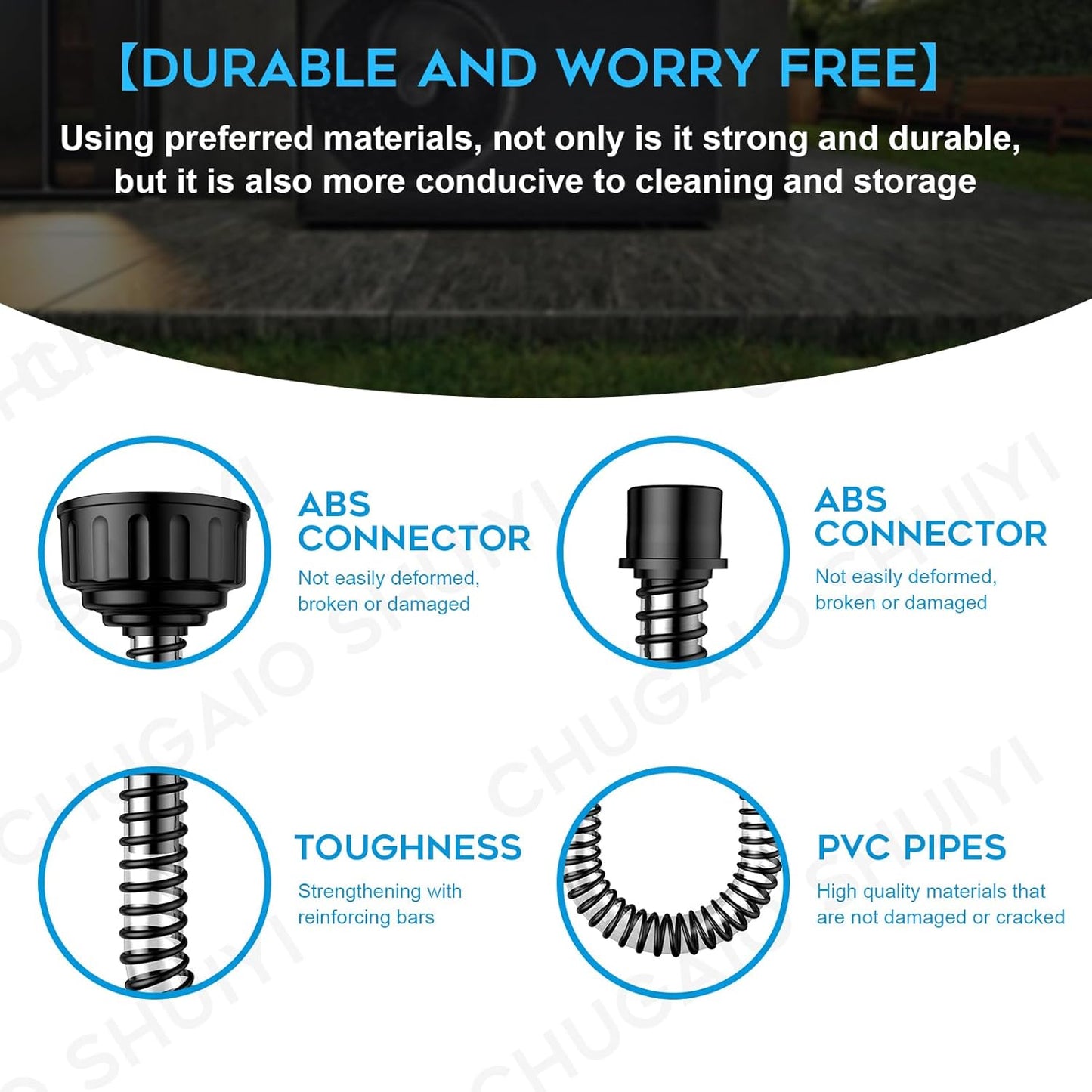 AC Drain Line Cleaner；AC Drain Line Cleaner Adapter Evacuates & Unclog AC Drain Line - HVAC to PVC