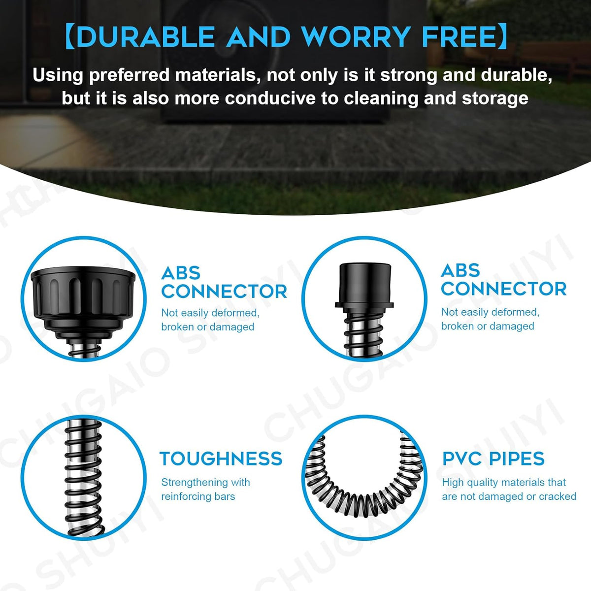 AC Drain Line Cleaner；AC Drain Line Cleaner Adapter Evacuates & Unclog AC Drain Line - HVAC to PVC