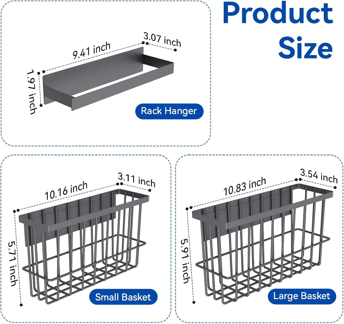 Magnetic Dryer Ball Holder and Magnetic Hanger Holder for Laundry Room Organization and Storage