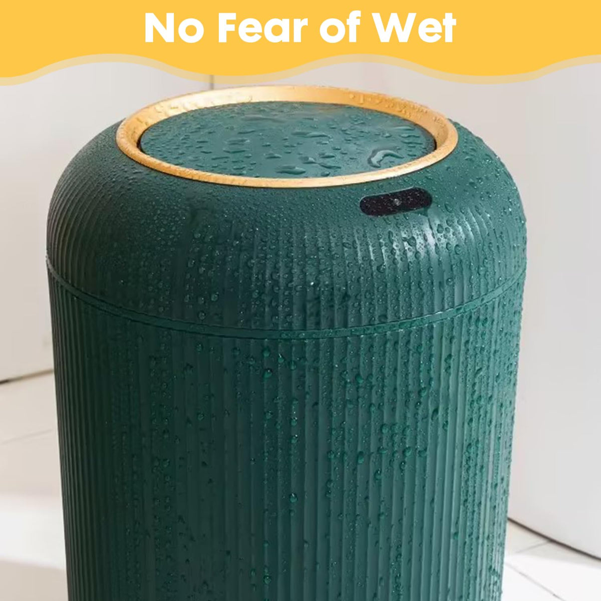 Bathroom Trash Can Automatic Touchless, 3 Gallon Smart Motion Sensor Garbage Can with Lid Electric