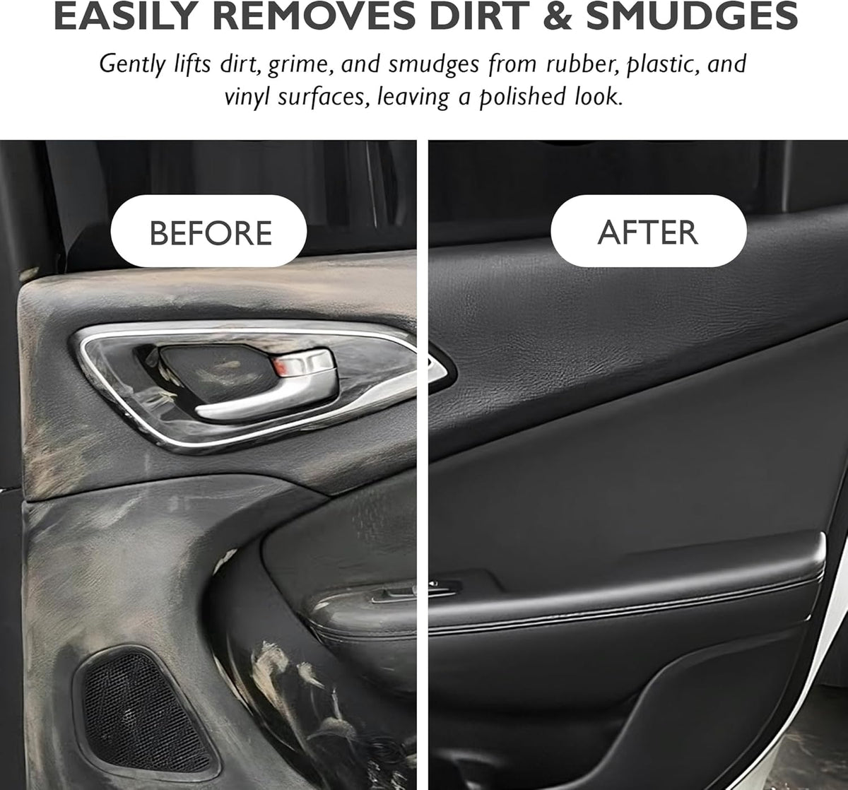 Interior Cleaner Cleans and Shines Rubber, Plastic, and Vinyl | All-Purpose Interior Cleaner for
