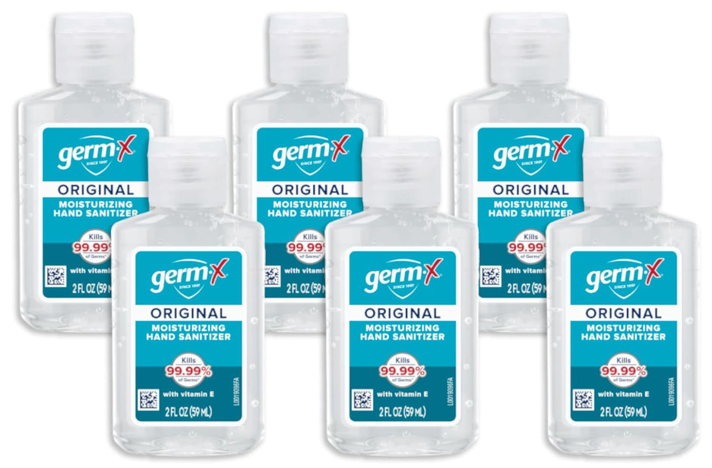 Germ-X Original Hand Sanitizer, Non-Drying Moisturizing Gel with Vitamin E, Instant and No Rinse