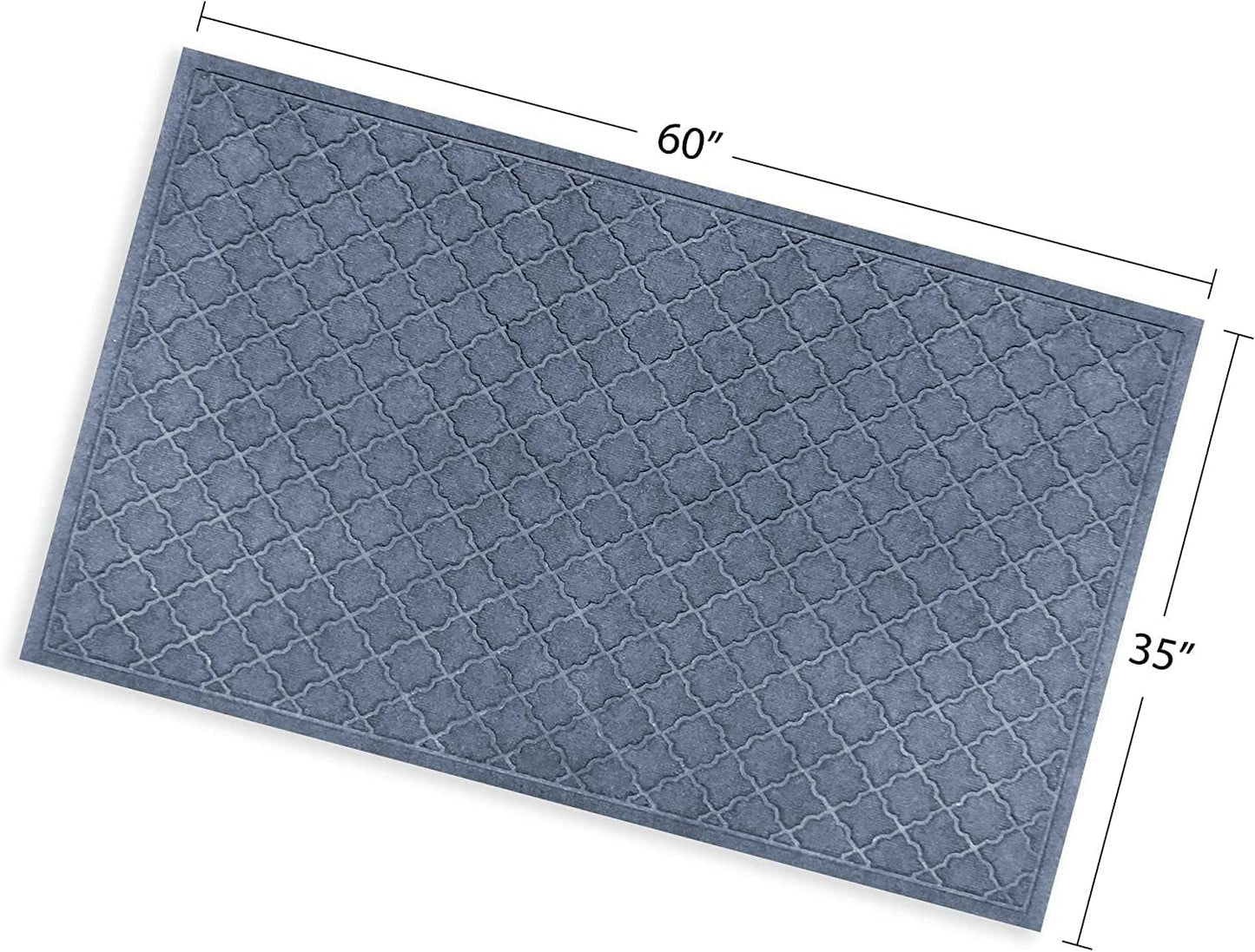 WaterHog Heavy Duty Doorway Mat, 3' x 5', Made in USA, Durable & Skid-Resistant Entryway Mat