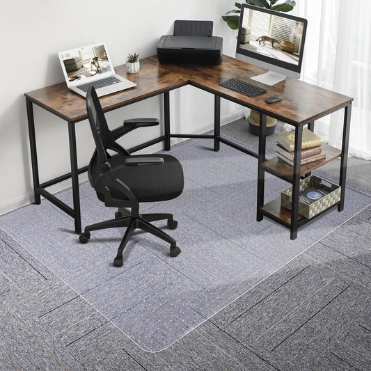 SALLOUS Chair Mat for Carpet, 36" x 48" Office Chair Mat for Carpeted Floors, Heavy Duty Vinyl