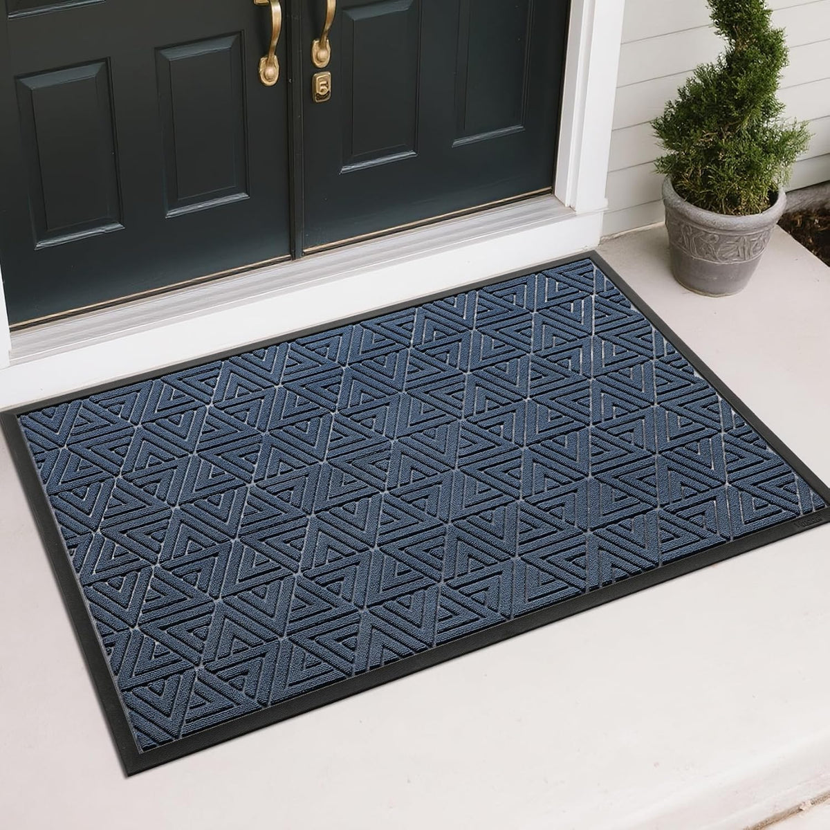 Yimobra Large Door Mat 47x32, All-Weather Waterproof Non-Slip Welcome Matt Outdoor, Heavy Duty Non