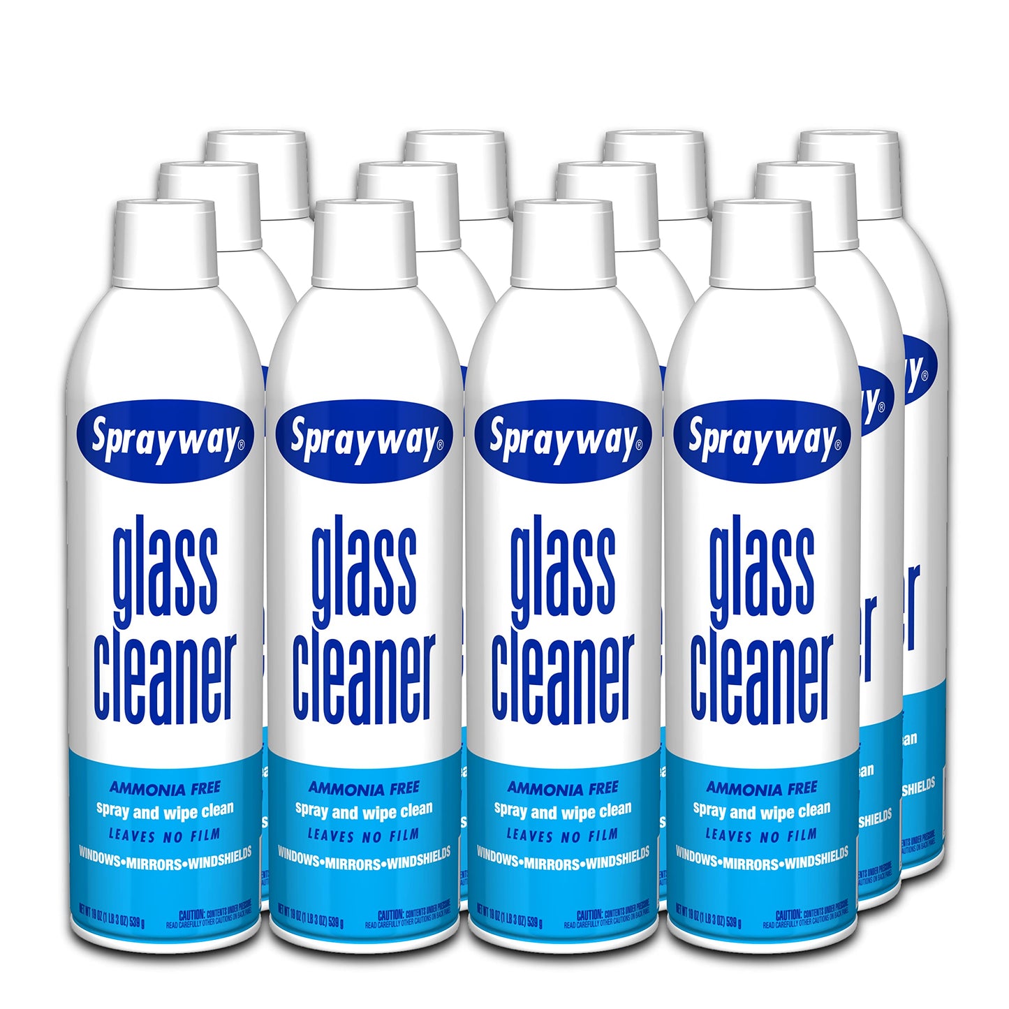 Sprayway Glass Cleaner with Foaming Spray for a Streak-Free Shine for Home and Automotive Use, 19