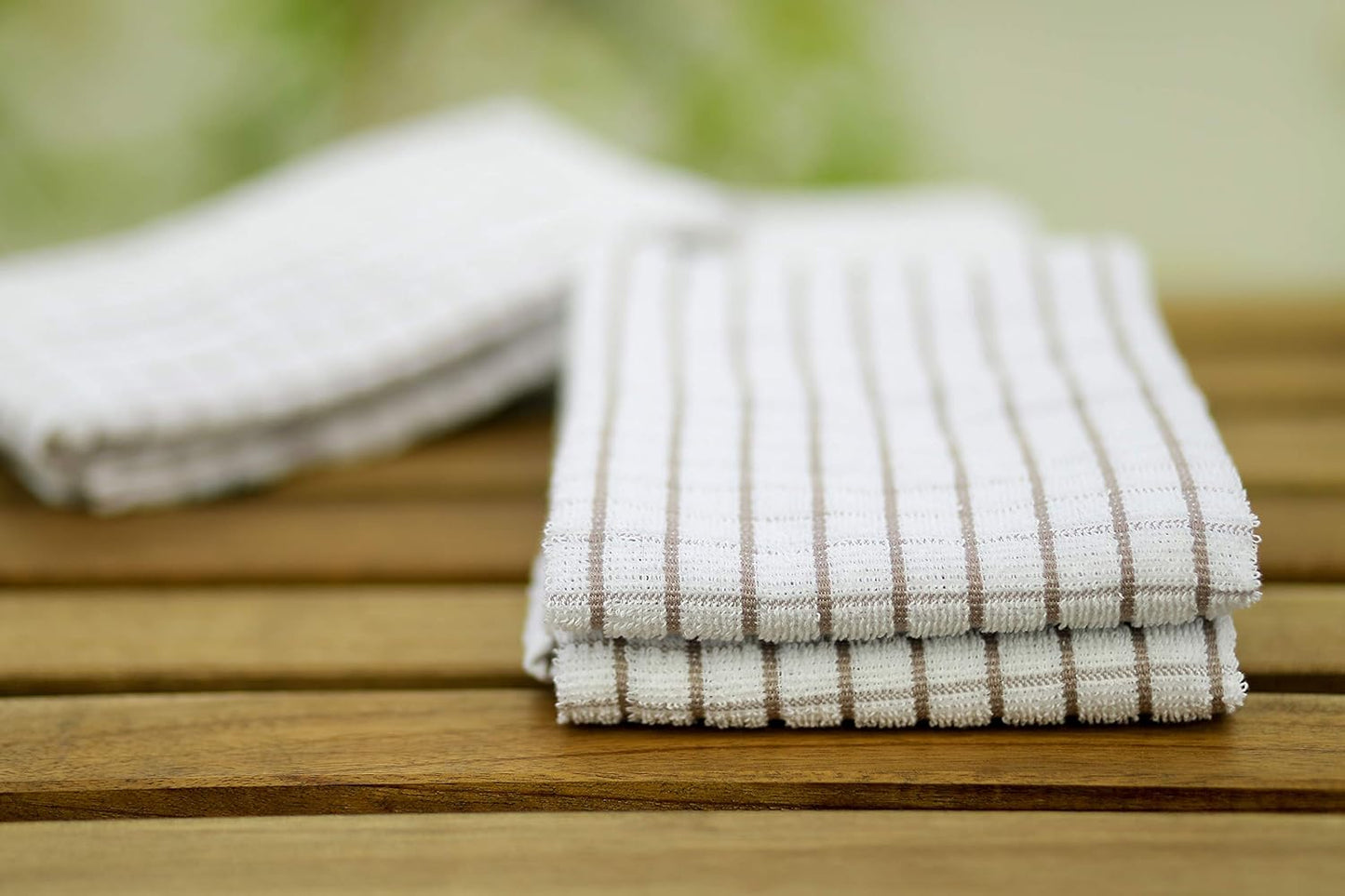 AMOUR INFINI Kitchen Towels Set of 4 - Highly Absorbent, Super Soft Terry Cotton 20x28 Inch Dish