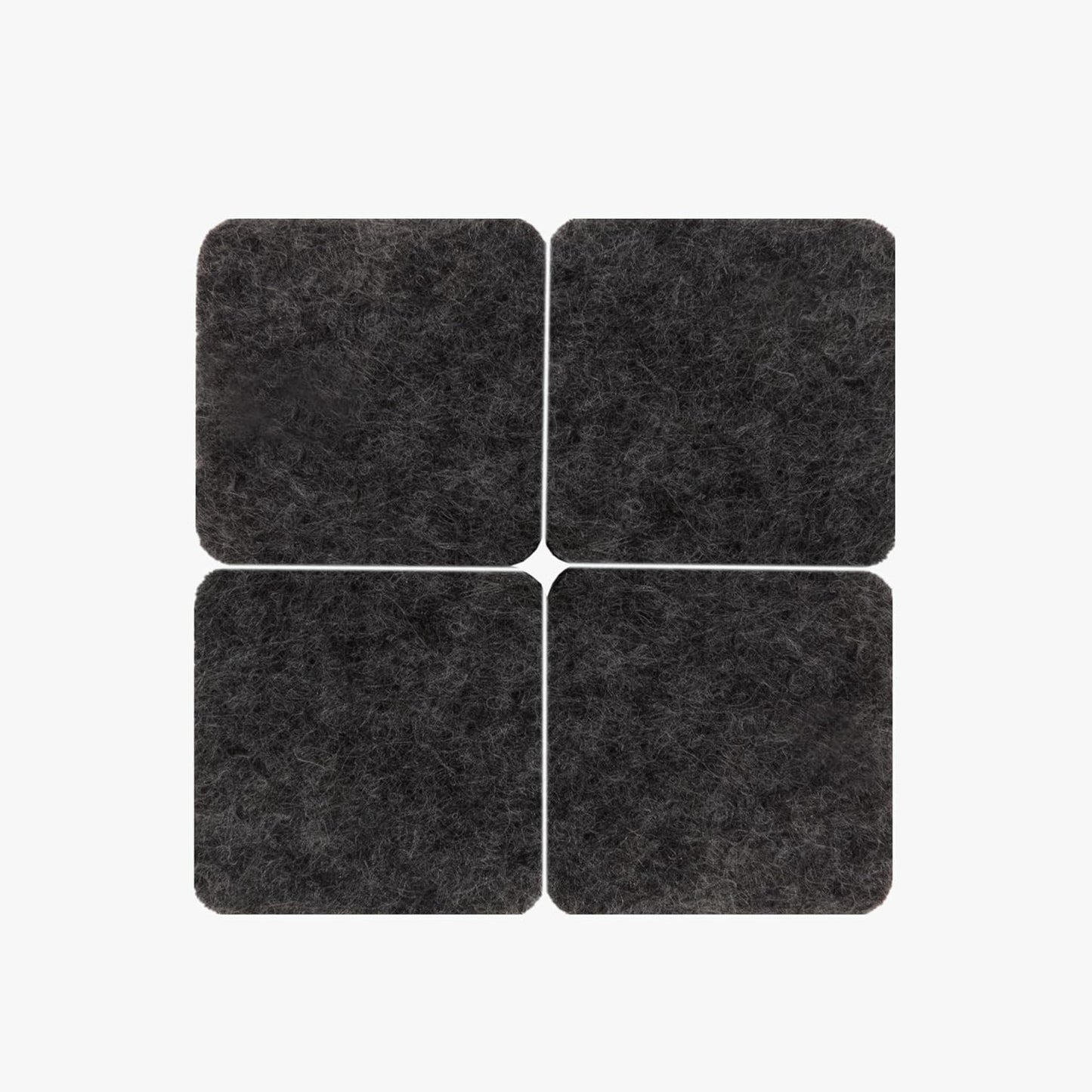 SOFTTOUCH 4717895N Heavy Duty Square Felt Furniture Pads to Protect Hardwood Floors from Scratches