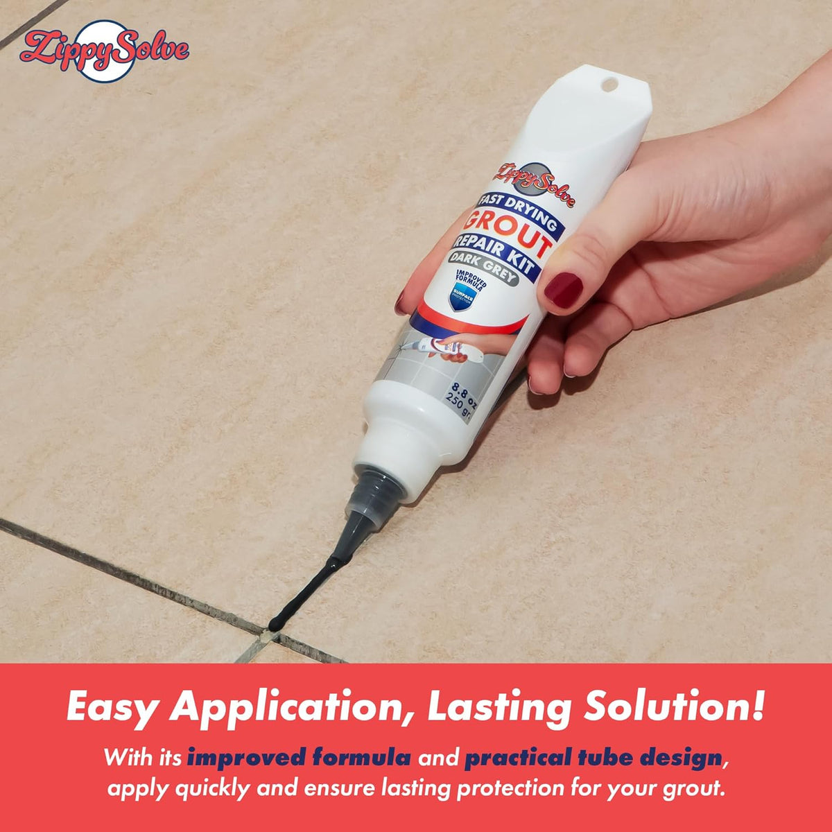 Tile Grout, Repair Kit, Restore & Renew Tile Joints Line, Fast Drying Tile Grout Paint Squeeze Tube