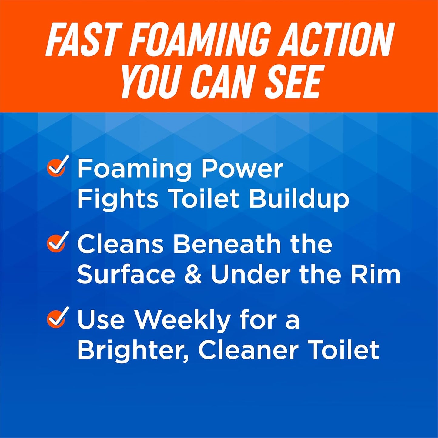 Ty-D-Bol Ultra Foam Toilet Bowl Cleaner - Provides Up to 8 Cleans - Citrus Scent - Fights Buildup