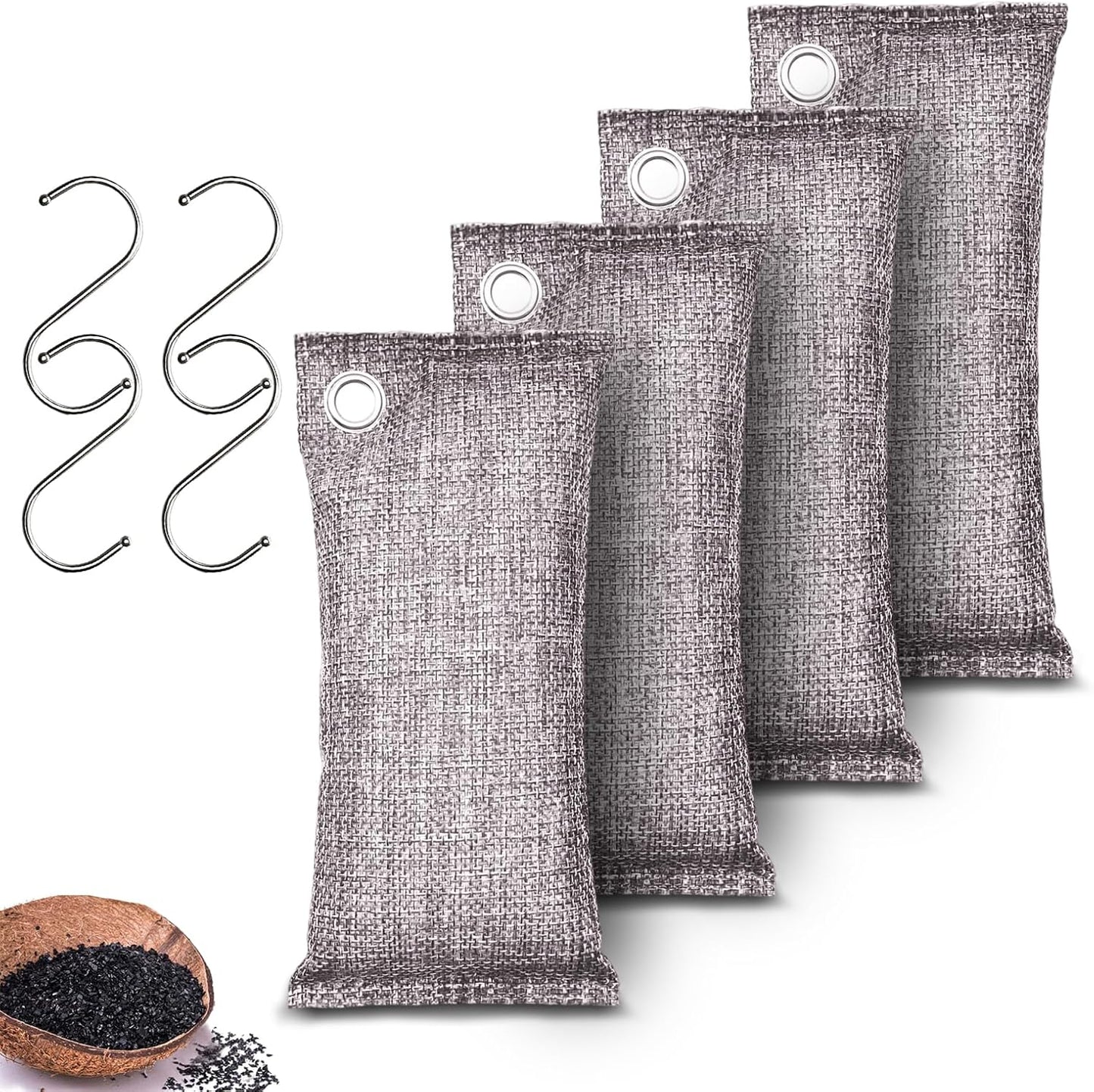 Activated Charcoal Odor Absorber, Odor Eliminator for Strong Odor,Coconut Shell Charcoal Air