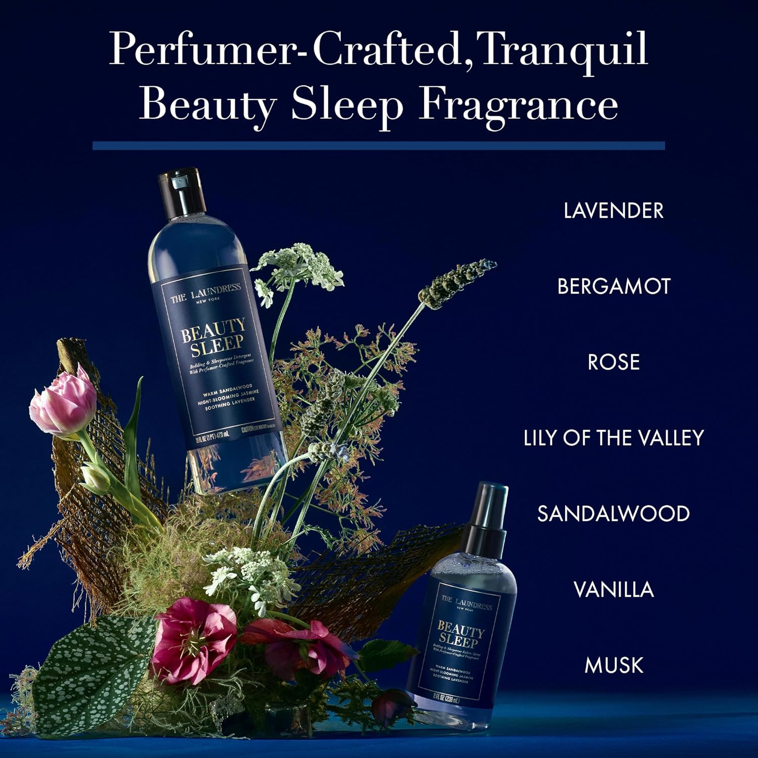 The Laundress Beauty Sleep Fabric Spray, Wrinkle Release Spray, Pillow Spray, Fabric Refresher