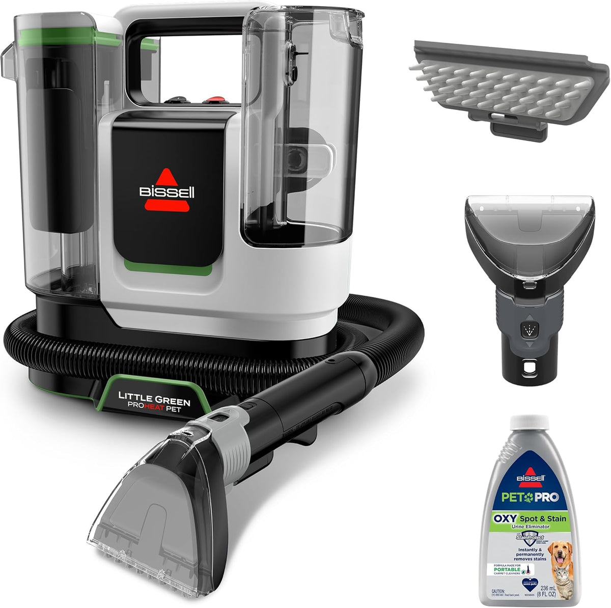BISSELL® Little Green® Proheat® Pet, Portable Deep Cleaner with Heated Cleaning Technology