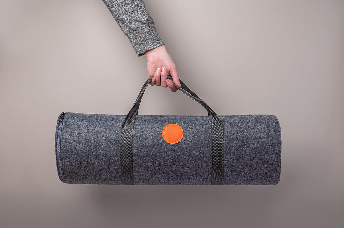 Extra Large Wool Pressing Mat 22" x 60" with Carrying Case – 100% New Zealand Wool Ironing Pad for